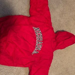 Vintage Starter Nebraska 1/4 zip Jacket